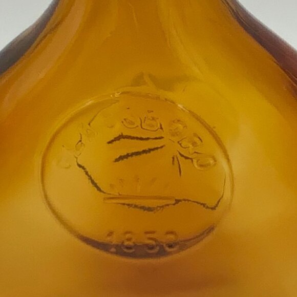 Vintage Amber Bottle Glassboro 1850 Wheaton New Jersey Embossed Circa 1960s - Picture 5 of 8